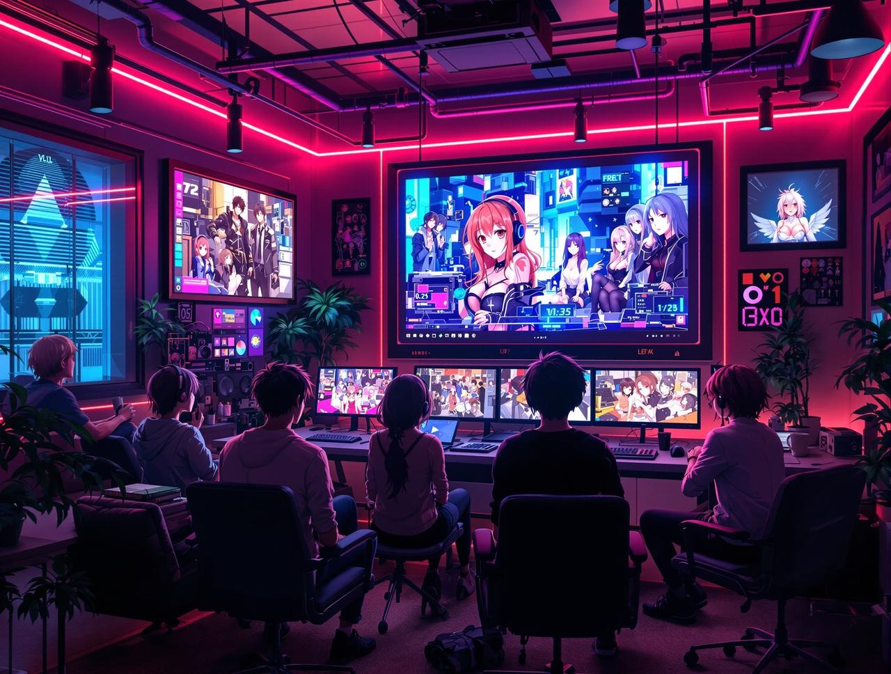 动漫里番团队在工作