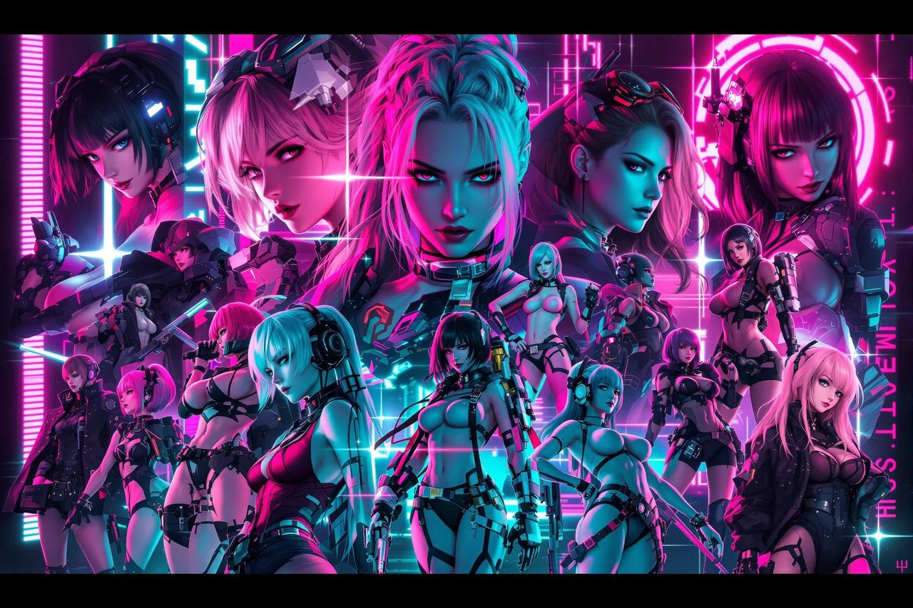 动漫里番精选专题 - 赛博朋克动画中的女性力量:从被拯救者到世界的主宰者